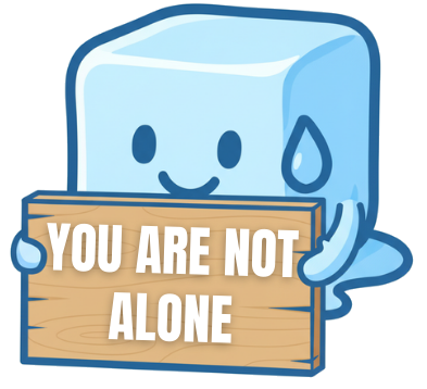 Ice cube mascot
